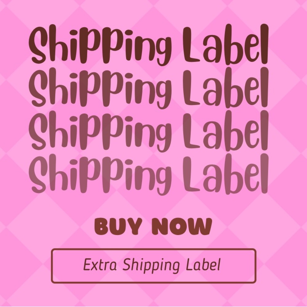 Extra Shipping Label For Live Show‎